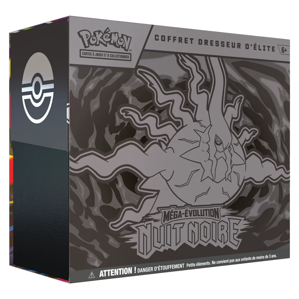 Coffret Dresseur d'Élite (ETB) Pokémon ME05 Nuit Noire avec la carte promo Zarude