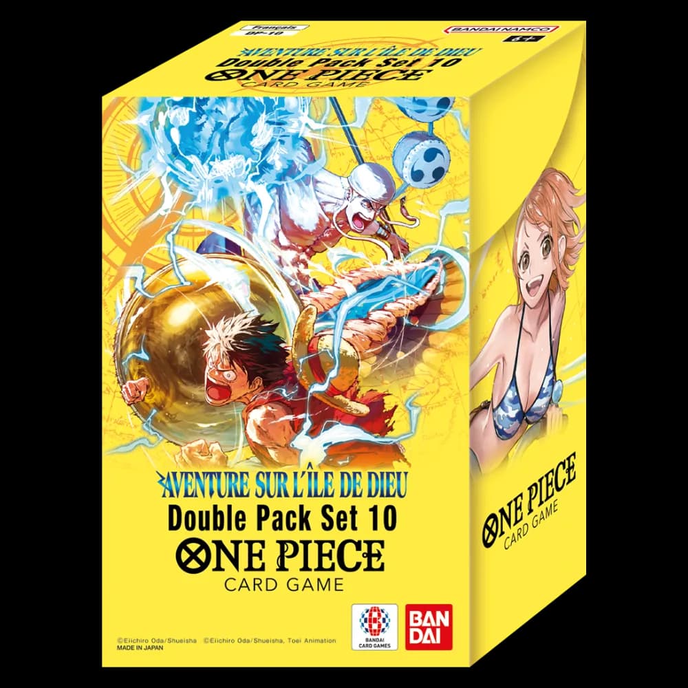Double Pack One Piece OP-15 Aventure sur l'Île des Dieux français