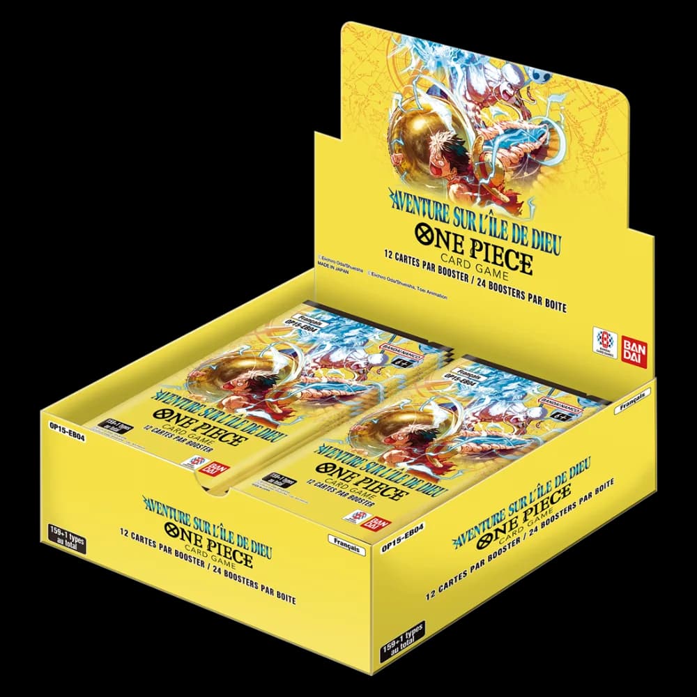 Display One Piece OP-15 Aventure sur l'Île des Dieux français