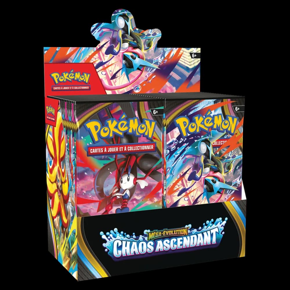Display Pokémon ME04 Chaos Ascendant, boîte scellée de 36 boosters