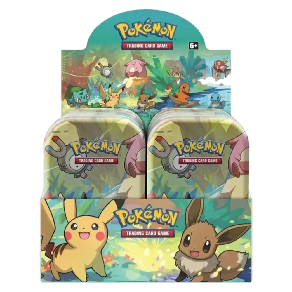 Mini Tin Pokémon Amis de Kanto, boîte métallique