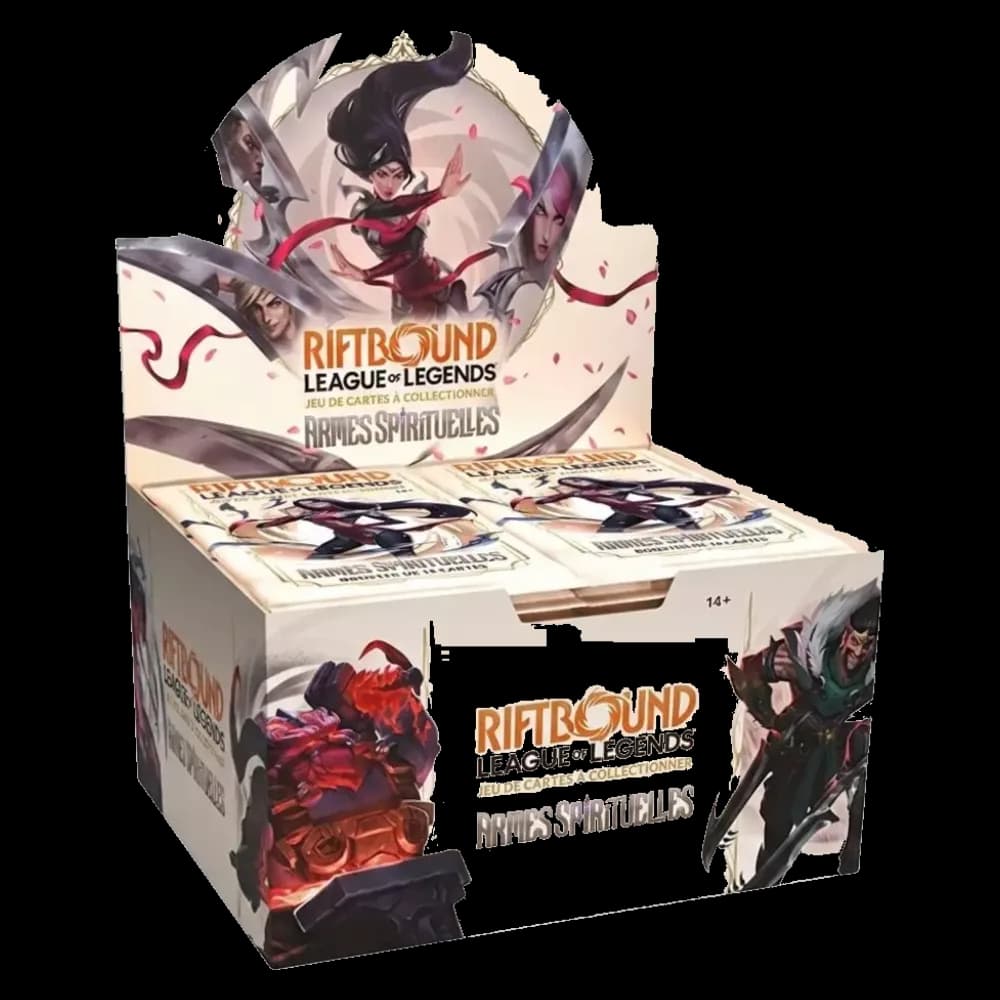 Display Riftbound League of Legends Set 2 Armes Spirituelles français