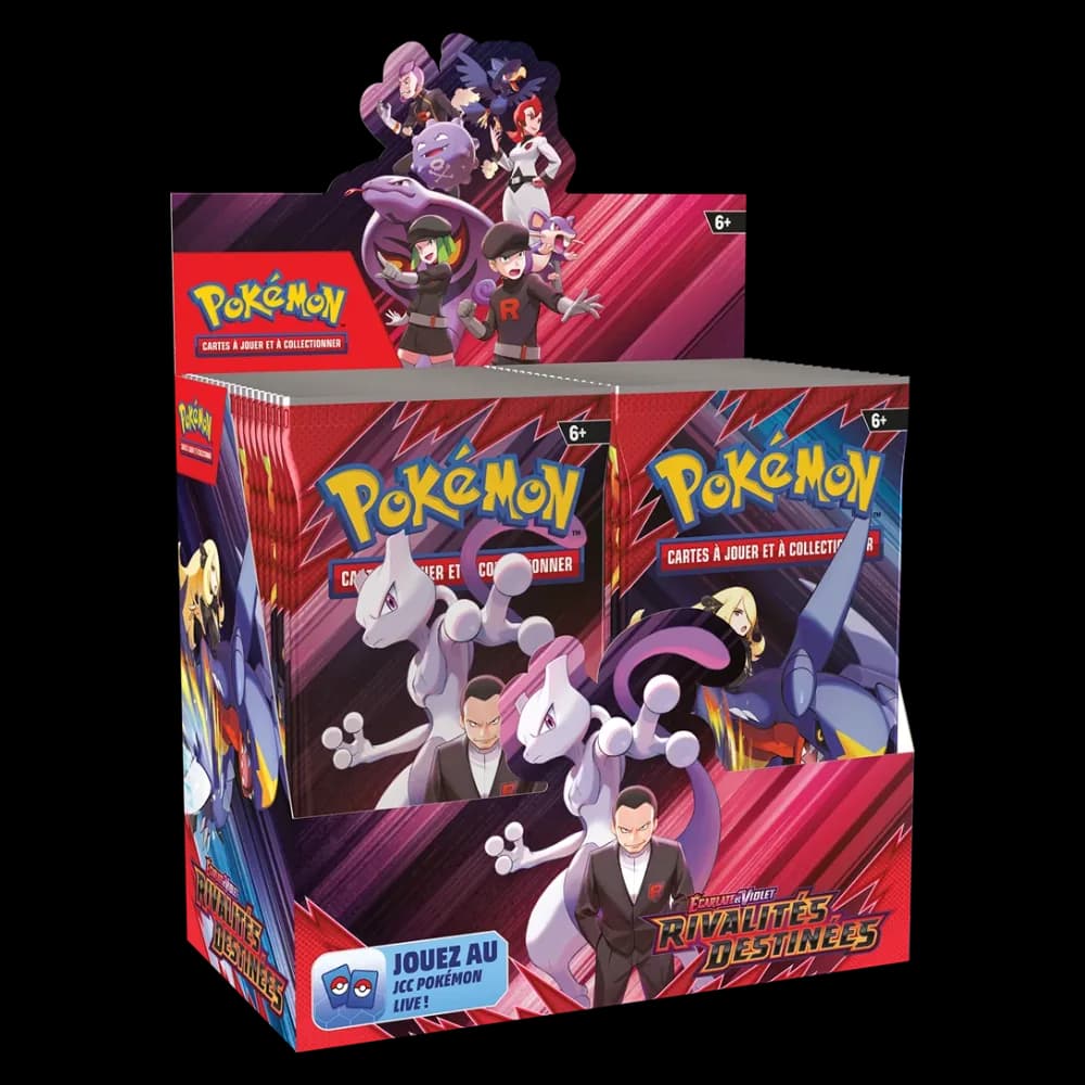 Display Pokémon EV10 Rivalités Destinées, boîte scellée de 36 boosters