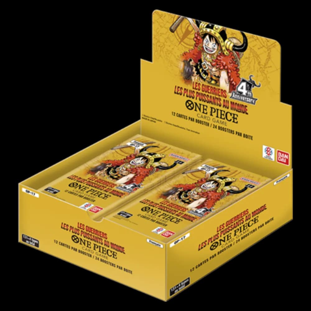 Display One Piece OP-17 Les Guerriers les plus puissants au monde, version française