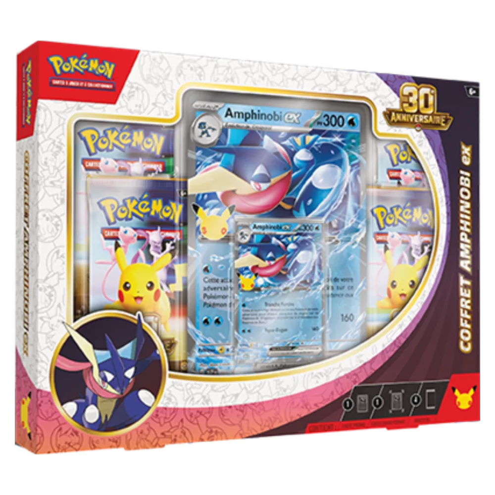 Coffret Amphinobi-ex 30e Anniversaire Pokémon