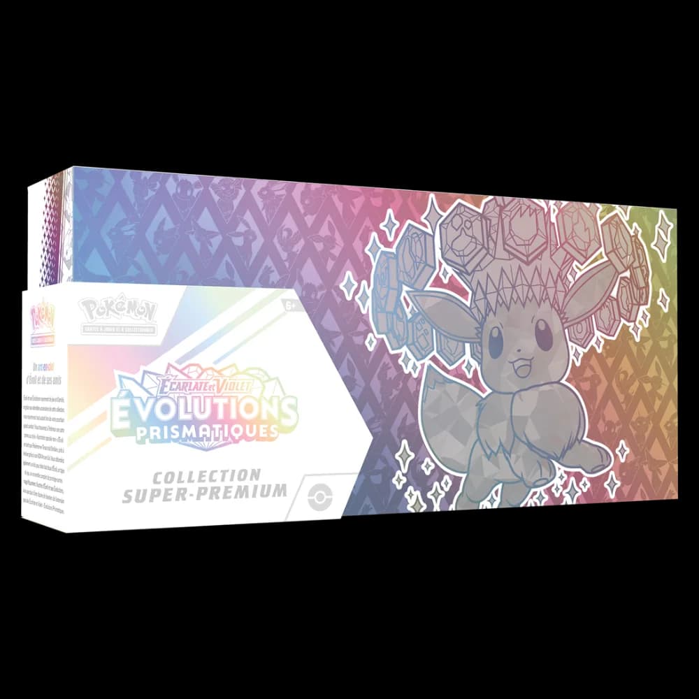 Coffret Super Premium Pokémon EV8.5 Évolutions Prismatiques Évoli