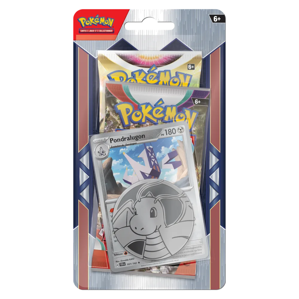 Duopack Pokémon EB10 EV01 avec carte brillante Pondralugon