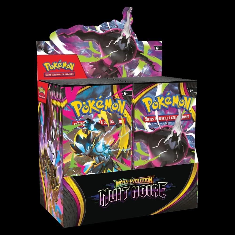 Display Pokémon ME05 Nuit Noire, boîte scellée de 36 boosters