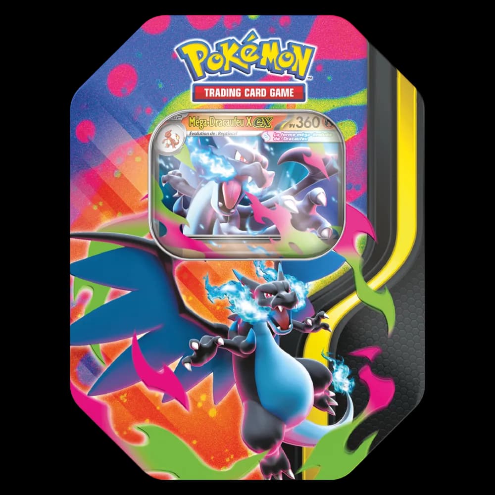 Pokébox Pokémon Méga-Dracaufeu X-ex avec sa carte promo ultra-rare