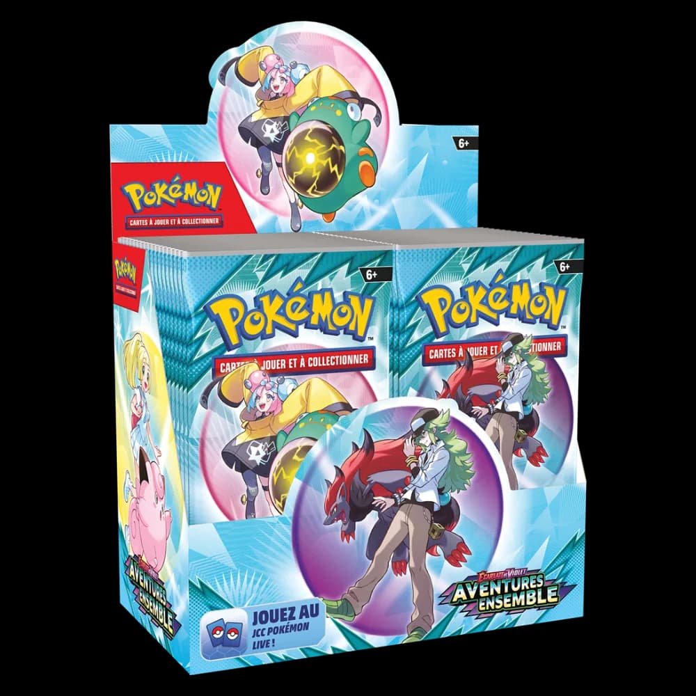Display Pokémon EV09 Aventures Ensemble, boîte scellée de 36 boosters