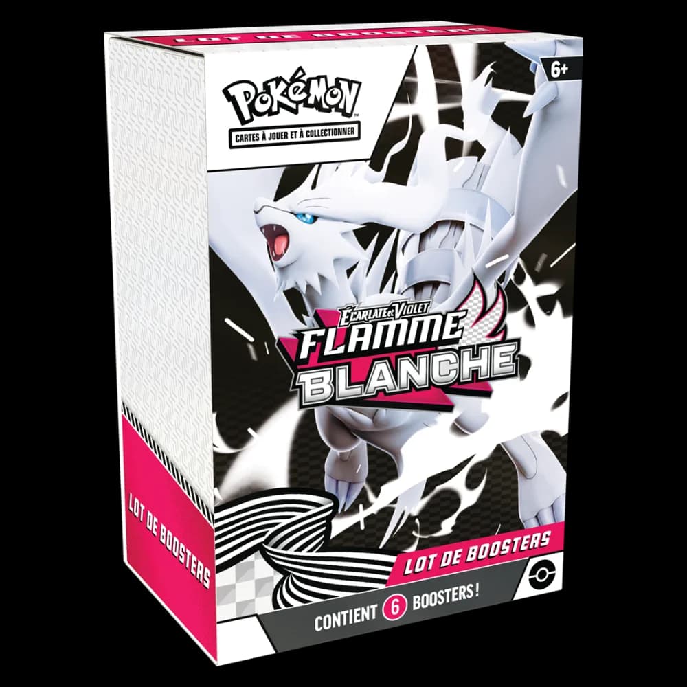 Bundle Pokémon EV10.5 Flamme Blanche, lot de 6 boosters scellés