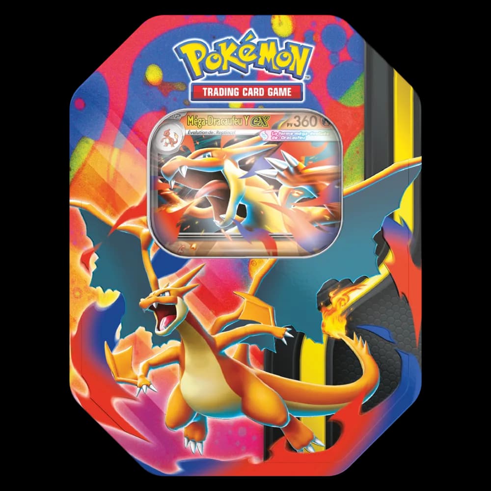 Pokébox Pokémon Méga-Dracaufeu Y-ex avec sa carte promo ultra-rare