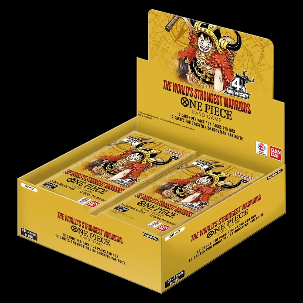 Display One Piece OP-17 The World's Strongest Warriors, version anglaise