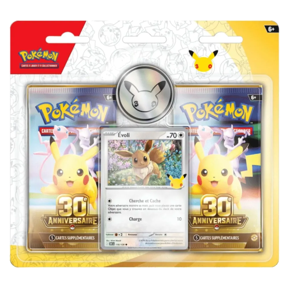 Duopack 30e Anniversaire Évoli Pokémon