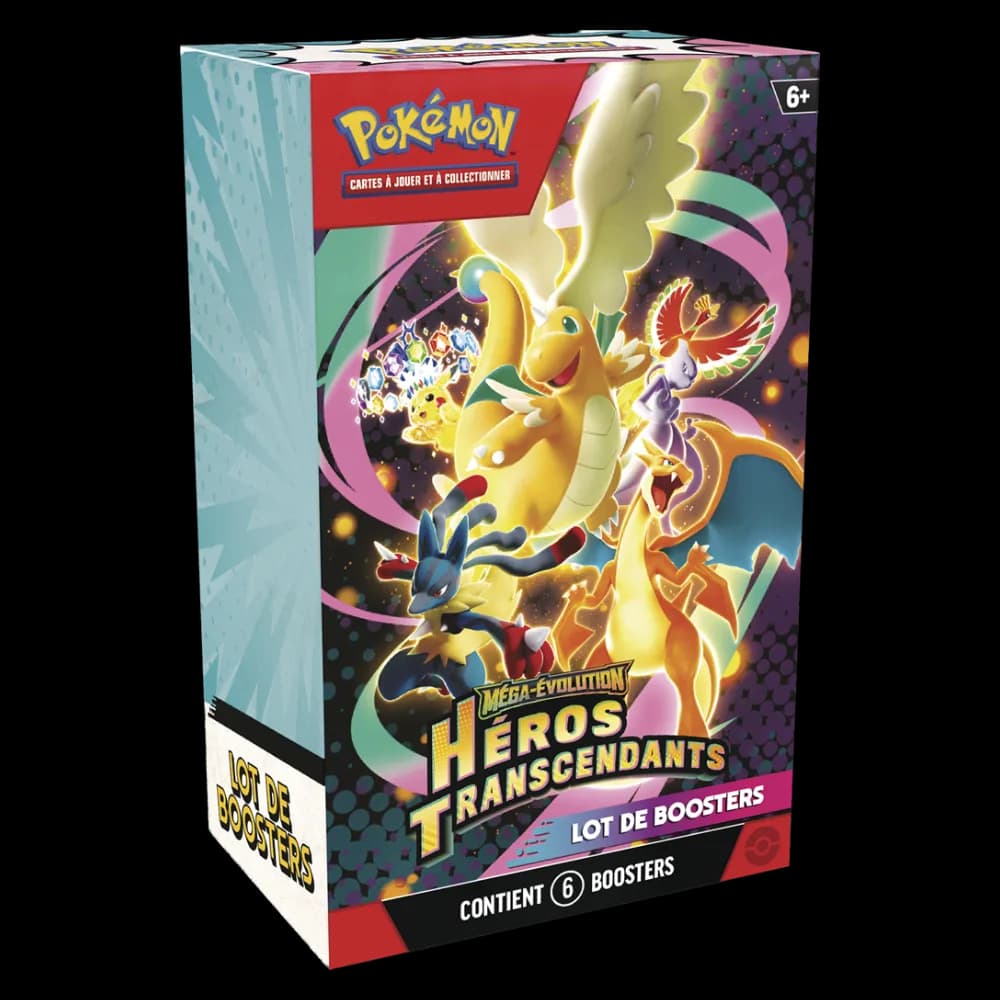 Bundle Pokémon ME2.5 Héros Transcendants, lot de 6 boosters scellés