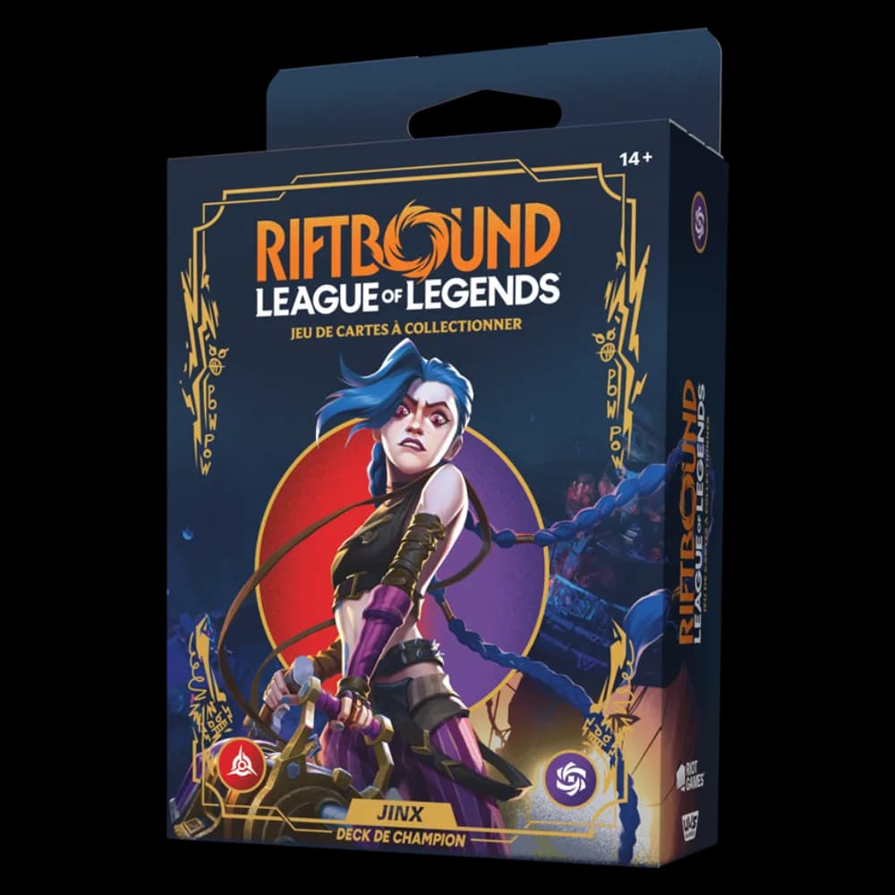 Deck Champion Jinx Riftbound Origines français