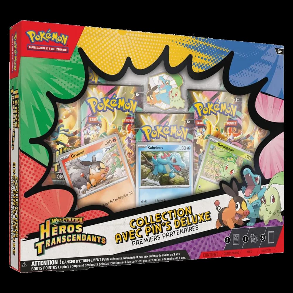 Coffret Pokémon ME2.5 Pin's Deluxe Premiers Partenaires