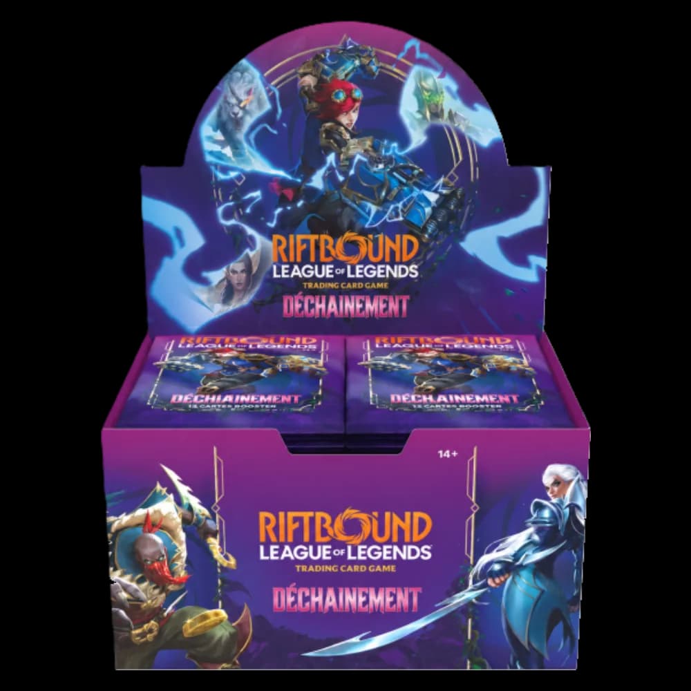 Display Riftbound League of Legends Set 3 Déchaînement français