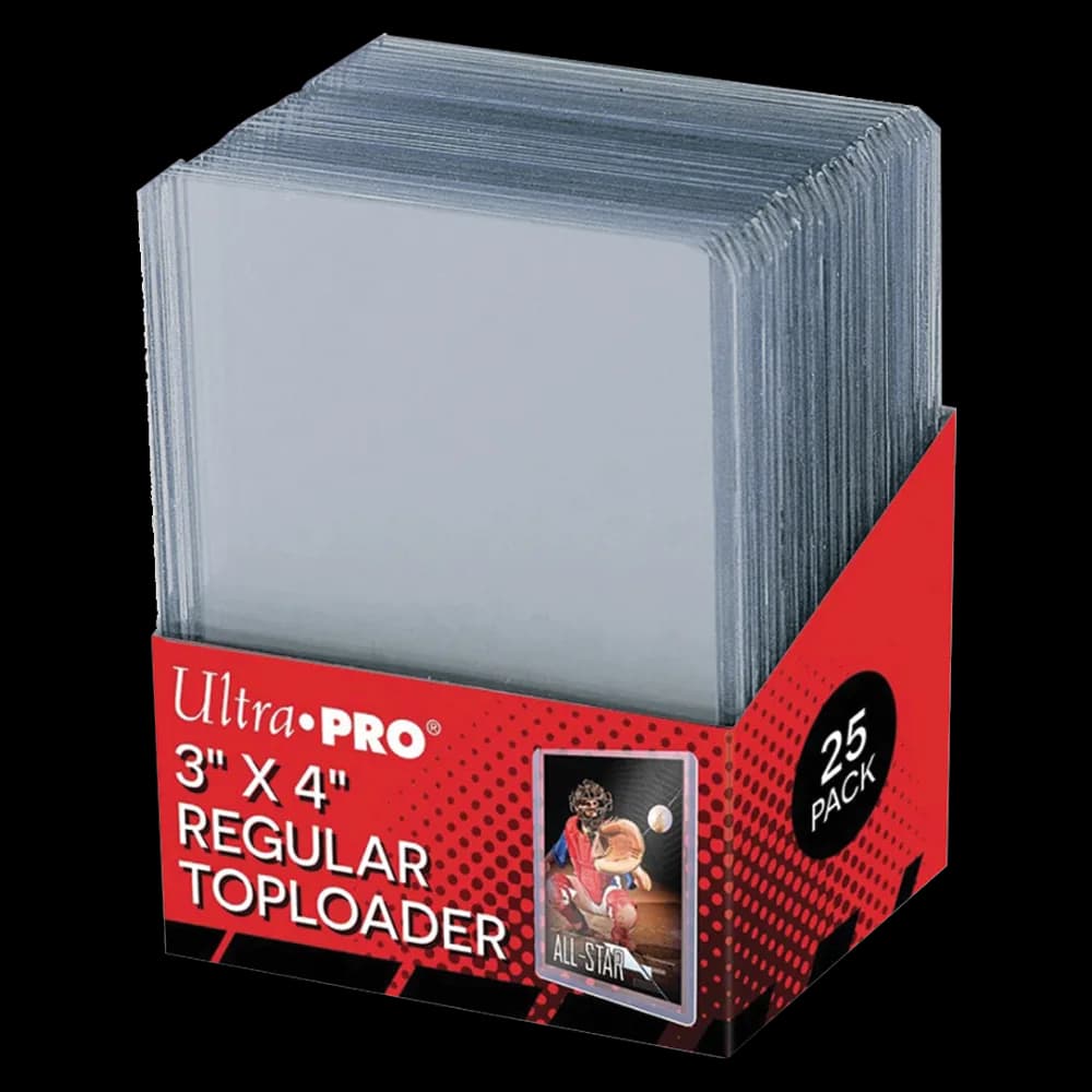 Paquet de 25 toploaders Ultra PRO Regular transparent